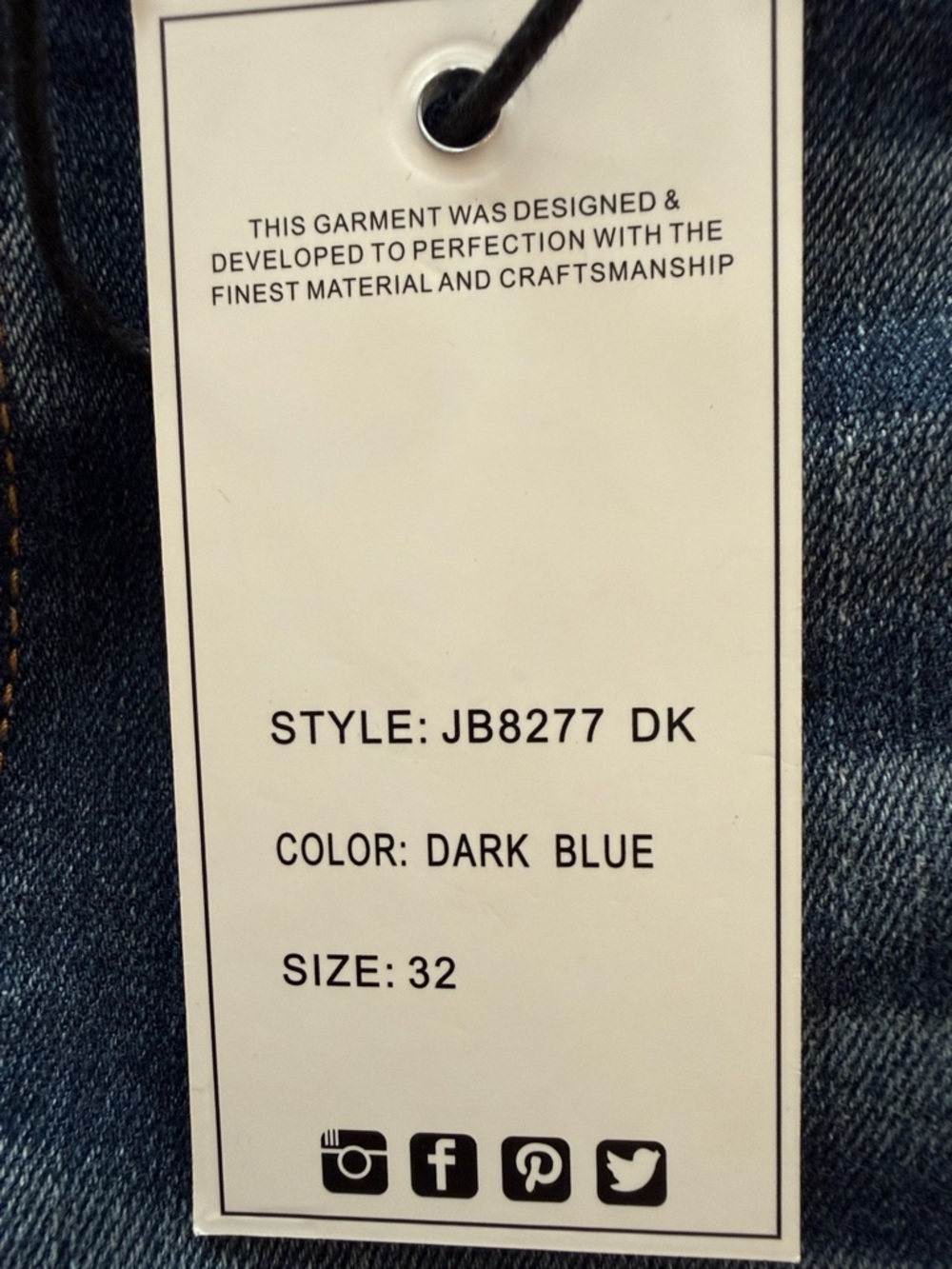 NWT - Judy Blue Ellianna Straight Jeans – Size 32 (14) Denim - Picture 8 of 15
